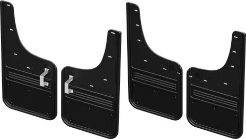 Gatorback CR Mud Flaps - No Plate For 24-25 Ford Ranger; Front &&nbsp;Rear