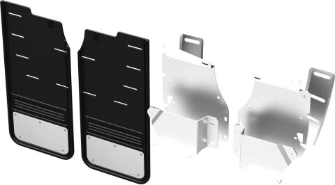 Gatorback CR Mud Flaps - SS For 17-22 F-250/350;&nbsp;Rear