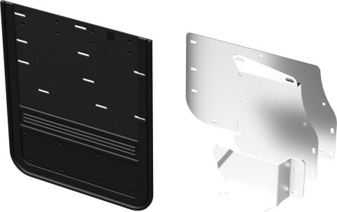 Gatorback CR Mud Flaps - No Plate For 17-22 F-350/450 Dually;&nbsp;Rear