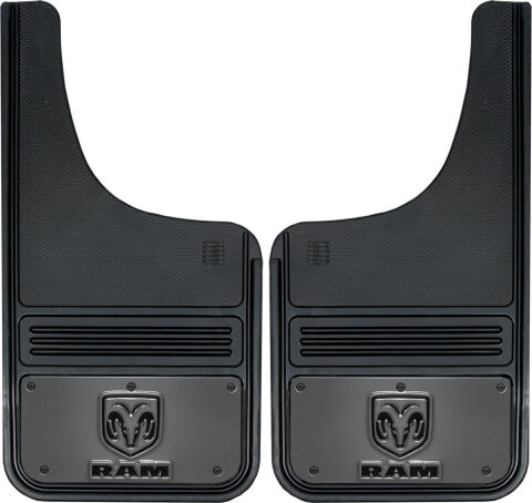 Gatorback Ram V Mud Flaps - Gunmetal