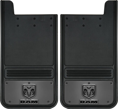 Gatorback Ram V Mud Flaps - Gunmetal