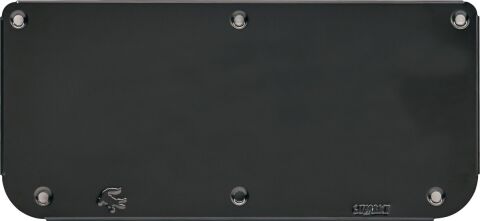 GUNMETAL SINGLE BLANK PLATE W/ SCREWS FOR&nbsp;1418