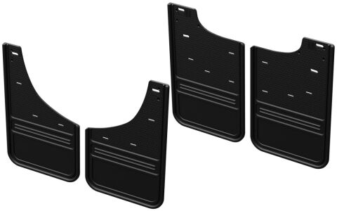 Razorback CR Mud Flaps - No Plate For 19-25 Silverado 1500; Front &&nbsp;Rear