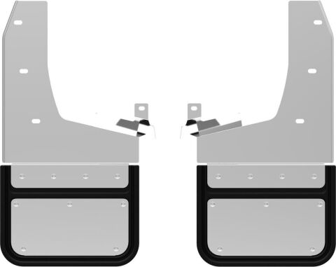 Gatorback CS Mud Flaps - SS For 07-21 Tundra;&nbsp;Front