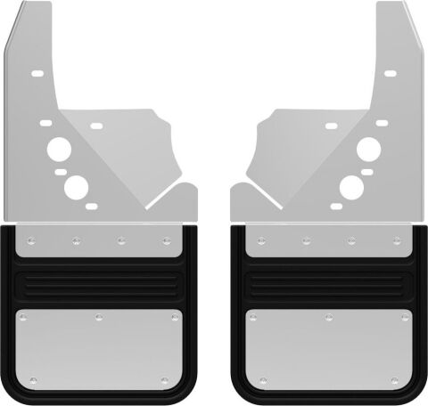 Gatorback CS Mud Flaps - SS For 07-21 Tundra;&nbsp;Rear