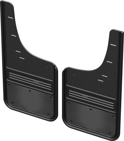 Gatorback CR Mud Flaps - Gunmetal For 19-24 Ram HD New Body w/o Flares; Front &&nbsp;Rear