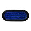 Oval LED Warning Light Kit Quad Flash&nbsp;Blue