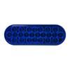Oval LED Warning Light Quad Flash&nbsp;Blue