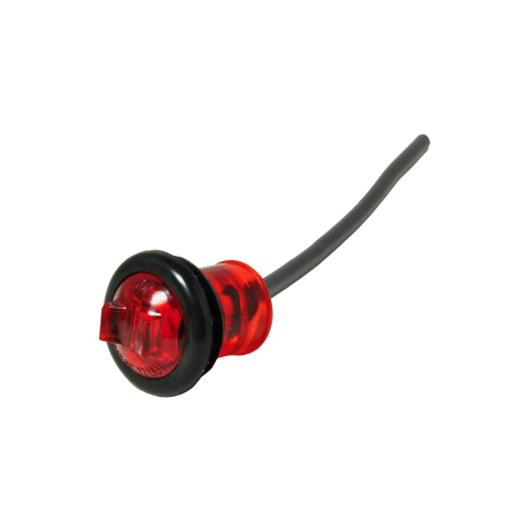 LED Compact Side Marker Lamp w/ Grommet&nbsp;Red