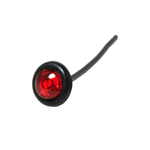 LED Compact Side Marker Lamp w/ Grommet&nbsp;Red