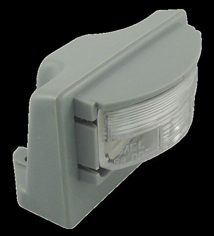 Grey License Lamp w/ SE1225L License&nbsp;Lamp