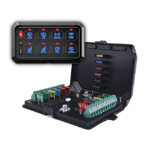8-Gang Switch Kit w/ Circuit Breaker