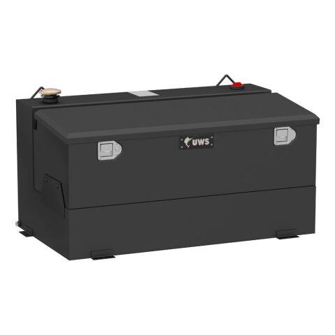 Matte Black 75-Gallon Steel-Aluminum Combo Transfer&nbsp;Tank