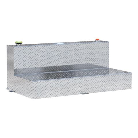 100-Gallon L-Shape Bright Aluminum Transfer&nbsp;Tank