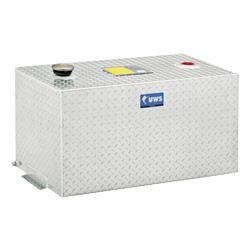 45-Gallon Rectangle Bright Aluminum Transfer&nbsp;Tank
