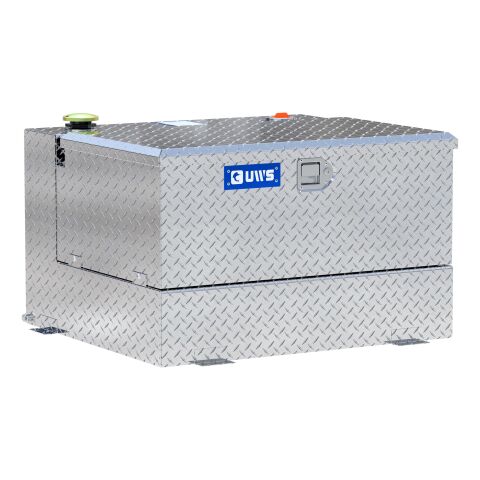 50-Gallon Combo Bright Aluminum Transfer&nbsp;Tank