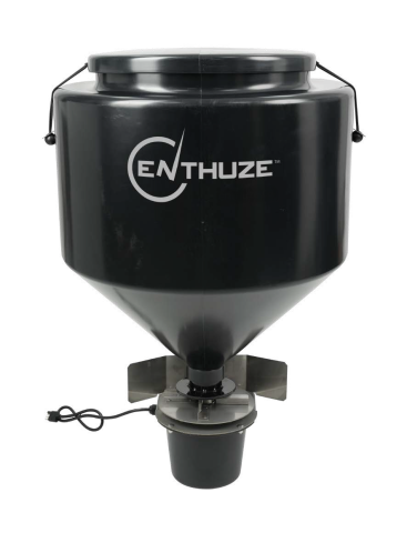 Enthuze Hitch Mounted Salt spreader 4.4CU FT - Mounts to any 2
