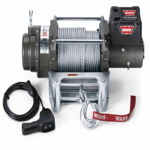 WARN WINCH, M12000,12V,125',ROLLER