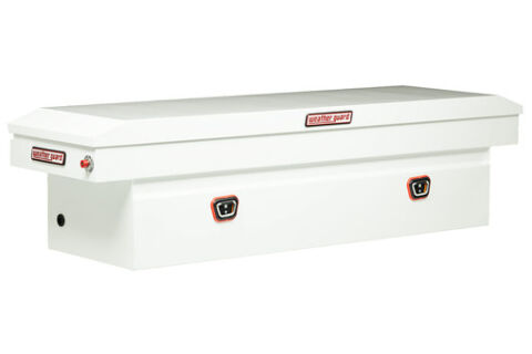 SADDLE BOX, STEEL, STANDARD, WHITE, 10.6 CU&nbsp;FT