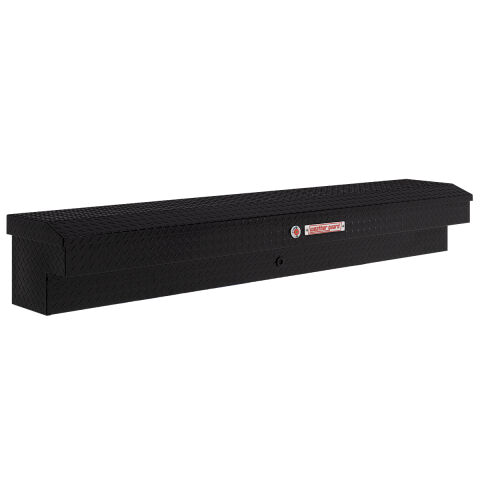 87IN LO-SIDE BOX, ALUMINUM,GLOSS BLACK, 7.0 CU&nbsp;FT