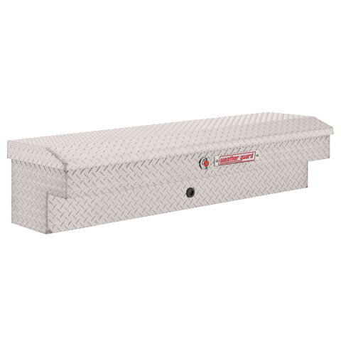 56IN LO-SIDE BOX, ALUMINUM,CLEAR, 4.0 CU&nbsp;FT