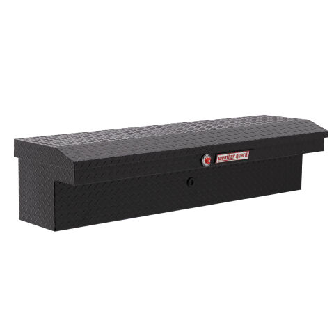 56IN LOW PROFILE LO-SIDE BOX,ALUMINUM, GLOSS BLACK, 4.0 CU&nbsp;FT