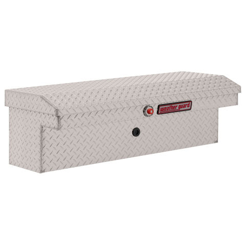 41IN LOW PROFILE LO-SIDE BOX, ALUMINUM, CLEAR, 3.8 CU&nbsp;FT
