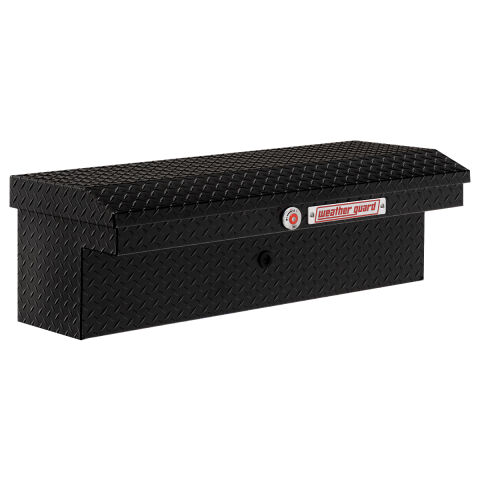 41IN LOW PROFILE LO-SIDE BOX,ALUMINUM, GLOSS BLACK, 3.0 CU&nbsp;FT