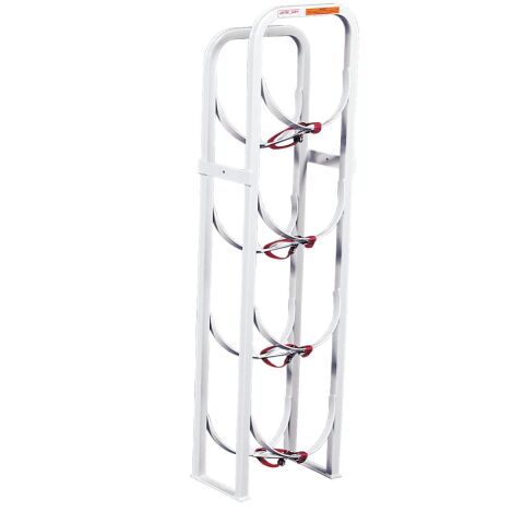 Model 9864-3-01 Refrigerant Tank Rack, 4 x 30 lbs, 48-1/2 in 13 in x 8&nbsp;in