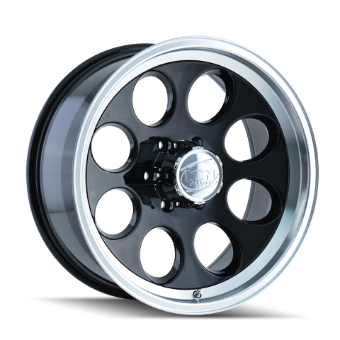 ION 171 18x9 6x139.7/6x5.5 0 Offset 106 HubBLACK/MACHINED&nbsp;LIP