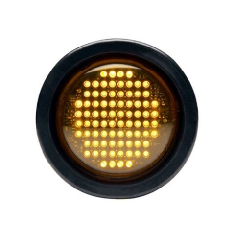5mm LED Warning Light with 14 Flash Patterns and Steady-Burn,&nbsp;Amber