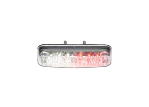 Micron Series, Stud Mount, Red/Clear