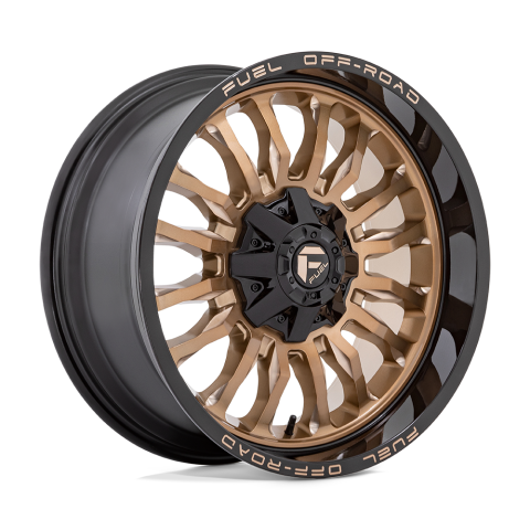 D797 20X10 8X170 BRNZ BLK-LP -18MMFUEL 1PC D797 ARC PLATINUM BRONZE W/ BLACK&nbsp;LIP