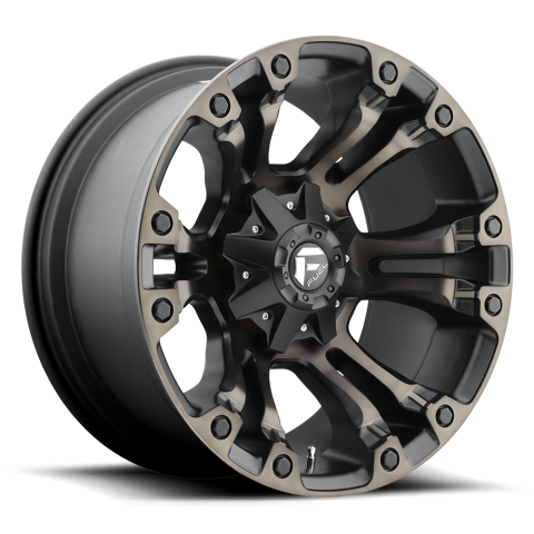 D569 18X9 8X180 MT-BLK-DDT 20MMFUEL 1PC D569 VAPOR MATTE BLACK DOUBLE DARK&nbsp;TINT