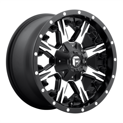 Fuel 1PC D541 20X9 6X135/5.5 MT-BLK-MACH&nbsp;20MM