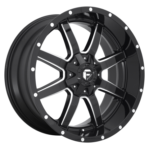 Fuel 1PC D610 20X10 5X4.5/5.0 GL-BLK-MIL&nbsp;-18MM