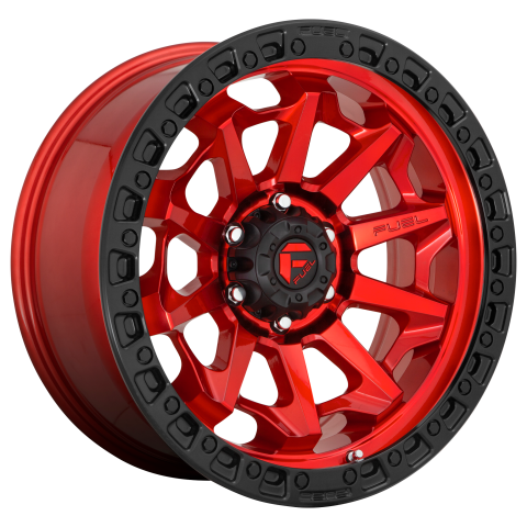 Fuel 1PC D695 17X9 5X5.0 GL-RED-BBR&nbsp;-12MM
