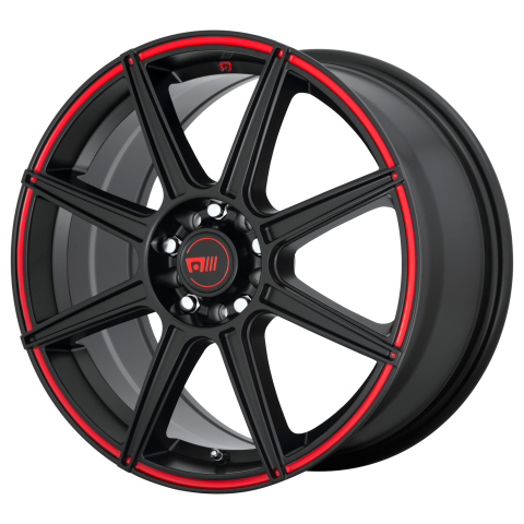 Motegi MR142 17X7 5X112/4.5 S-BLK RED&nbsp;40MM