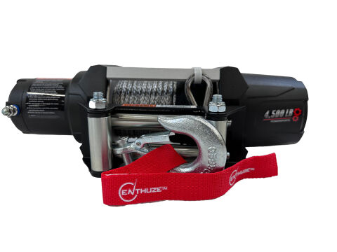 Enthuze 4500lb ATV/UTV Winch,  Synthetic&nbsp;Rope