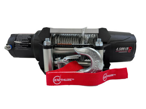 Enthuze 4500lb ATV/UTV Winch, Steel&nbsp;Rope
