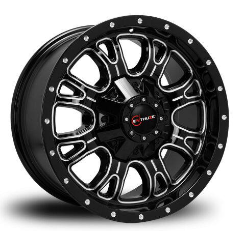 Enthuze Assassin Gloss Black / CNC Grooves