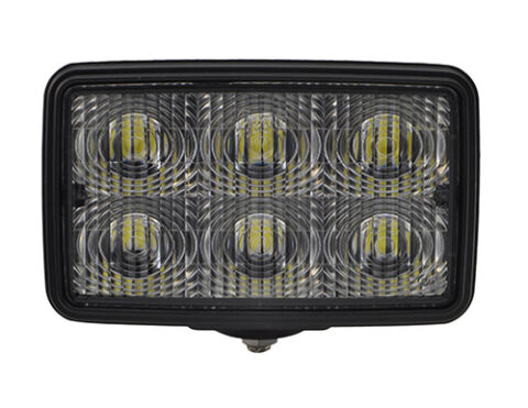 Trilliant Mini LED WhiteLight Work Light, Trapezoid, Hardwired, 700 Lumens,&nbsp;Clear