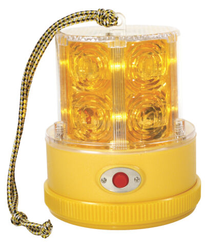 360 Portable Battery Operated LED Warning Light,&nbsp;Amber