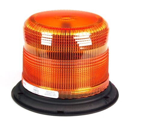 Medium Profile Class II & Class III LED Beacon, Permanent Mount,&nbsp;Amber