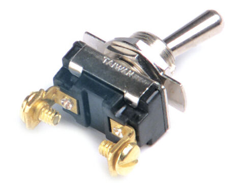 Toggle Switch, Heavy Duty, On/Off, 15A, 2&nbsp;Screw