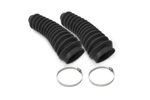 (2) Black Shock Boots w/&nbsp;Clamps