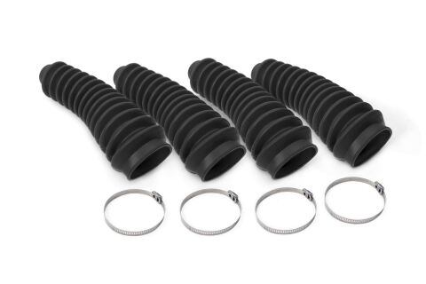 (4) Black Shock Boots w/&nbsp;Clamps